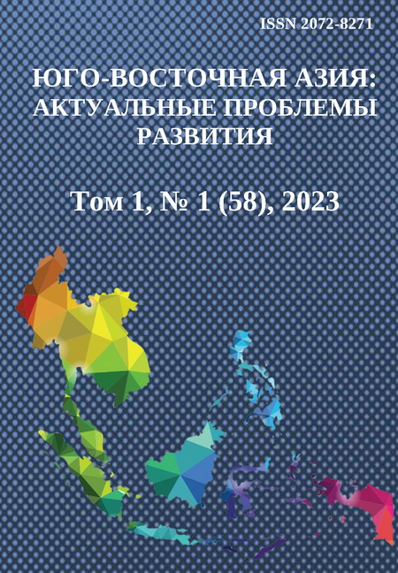 Юго-Восточная Азия: актуальные проблемы развития