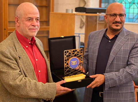 Researchers of the Institute Welcomed General Tariq Muhammad Abdallah Salih